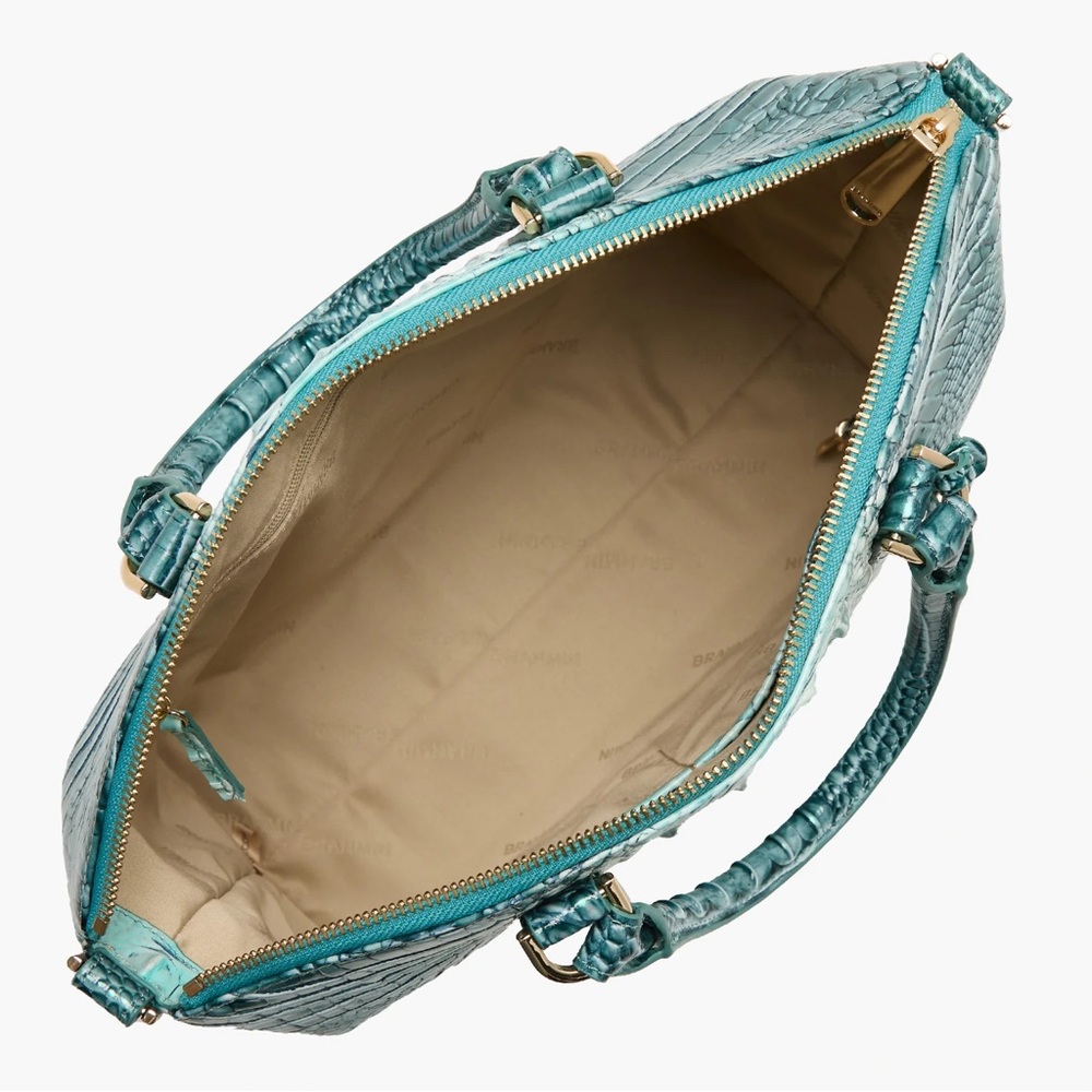 Large Duxbury Satchel in Spearmint Ombre Melbourne - Picture 4 of 6